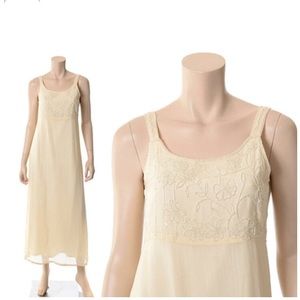 Vintage 90’s Beaded Sheer Maxi by April Cornell